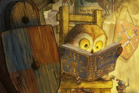 Im Bilderbuch "Die kleine Rittereule" erfahren Kinder viel darüber, wieso es wichtig ist, Träume nicht aufzugeben.