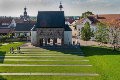 Die Königshalle des ehemaligen Klosters Lorsch ist der architektonische Höhepunkt des Unesco-Welterbes. Archivfoto: Kloster Lorsch