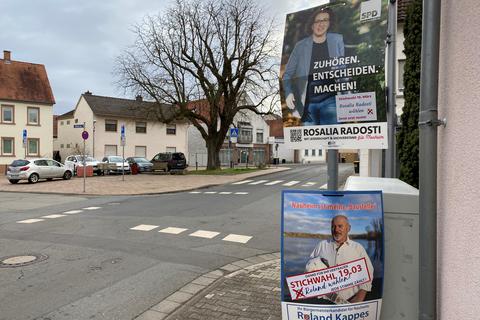 Bei der Stichwahl entscheidet sich, wer neuer Nauheimer Bürgermeister wird: Rosalia Radosti (SPD) oder Roland Kappes (parteilos).