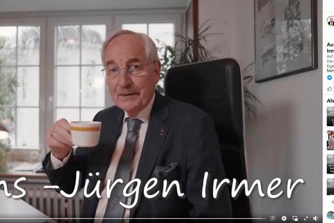 Erntet nach Aussagen in seiner Video-Kolumne Kritik: Hans-Jürgen Irmer.  Screenshot: Christian Keller 