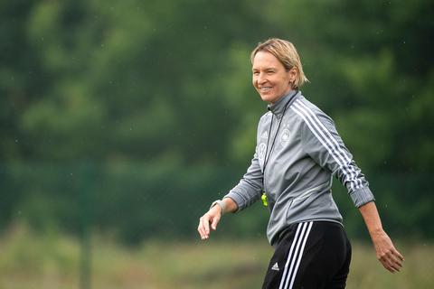 Trainerin der deutschen Frauen-Nationalmannschaft: Martina Voss-Tecklenburg. Foto: dpa