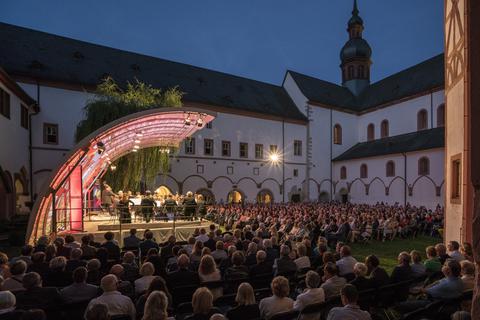 Bespielt wird beim Rheingau-Musik-Festival auch der Kreuzgang von Kloster Eberbach. Foto: Marco Borggreve 