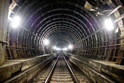Ein S-Bahntunnel in Frankfurt. Foto: dpa