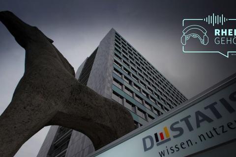 Mitarbeiter des Statistischen Bundesamtes erheben schwere Vorwürfe gegen den Leiter Georg Thiel. Im Podcast Rheingehört spricht Reporterin Michaela Luster über ihre Recherchen. Foto: dpa / Bearbeitung: VRM