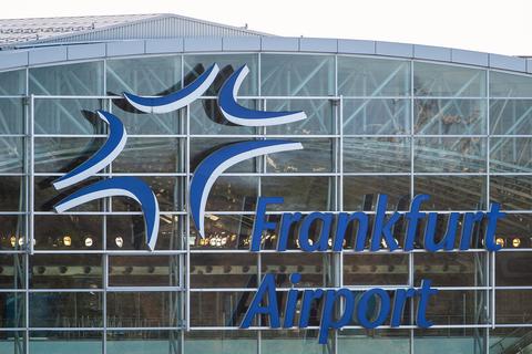 Der Flughafen in Frankfurt. Foto: dpa