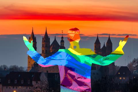 Auch wenn es der Vatikan nicht will: Propst am Dom Tobias Schäfer will auch homosexuellen Paaren weiterhin den Segen spenden. Für diese Haltung hat er viel Zustimmung erfahren.    Foto:Chrismography - stock.adobe/Bearbeitung: vrm