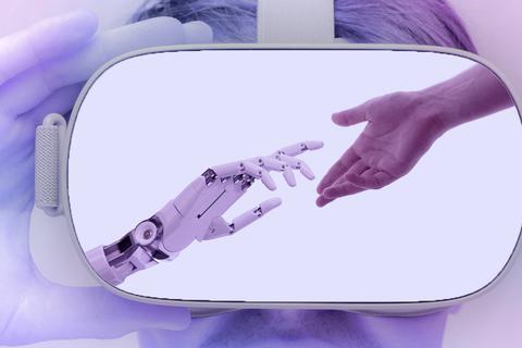 Menschen und Maschinen werden in Zukunft eng zusammenarbeiten. Foto: sandipruel / sergey / adobe.stock / vrm/sv