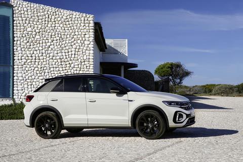 Äußerlich hat sich der T-Roc kaum verändert. Foto: VW