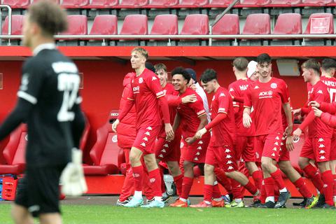 Die A-Junioren von Mainz 05 wollen auch im Pokal-Halbfinale bei Schalke 04 jubeln.