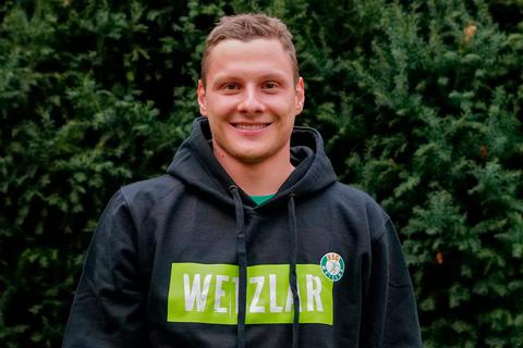 Wird ab 2022 der neue Spielmacher der Wetzlarer: Jonas Schelker, der bei den Mittelhessen einen Vertrag bis 2025 unterschrieben hat.  Foto: HSG Wetzlar 